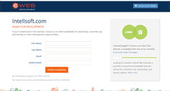 Desktop Screenshot of intellsoft.com
